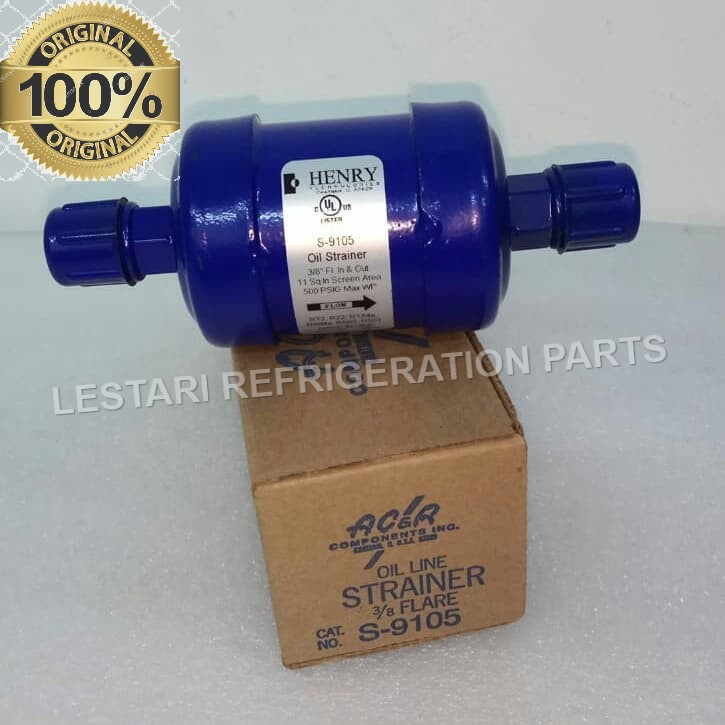 HENRY AC&R S-9105 Oil Line Strainer 3/8 Flare