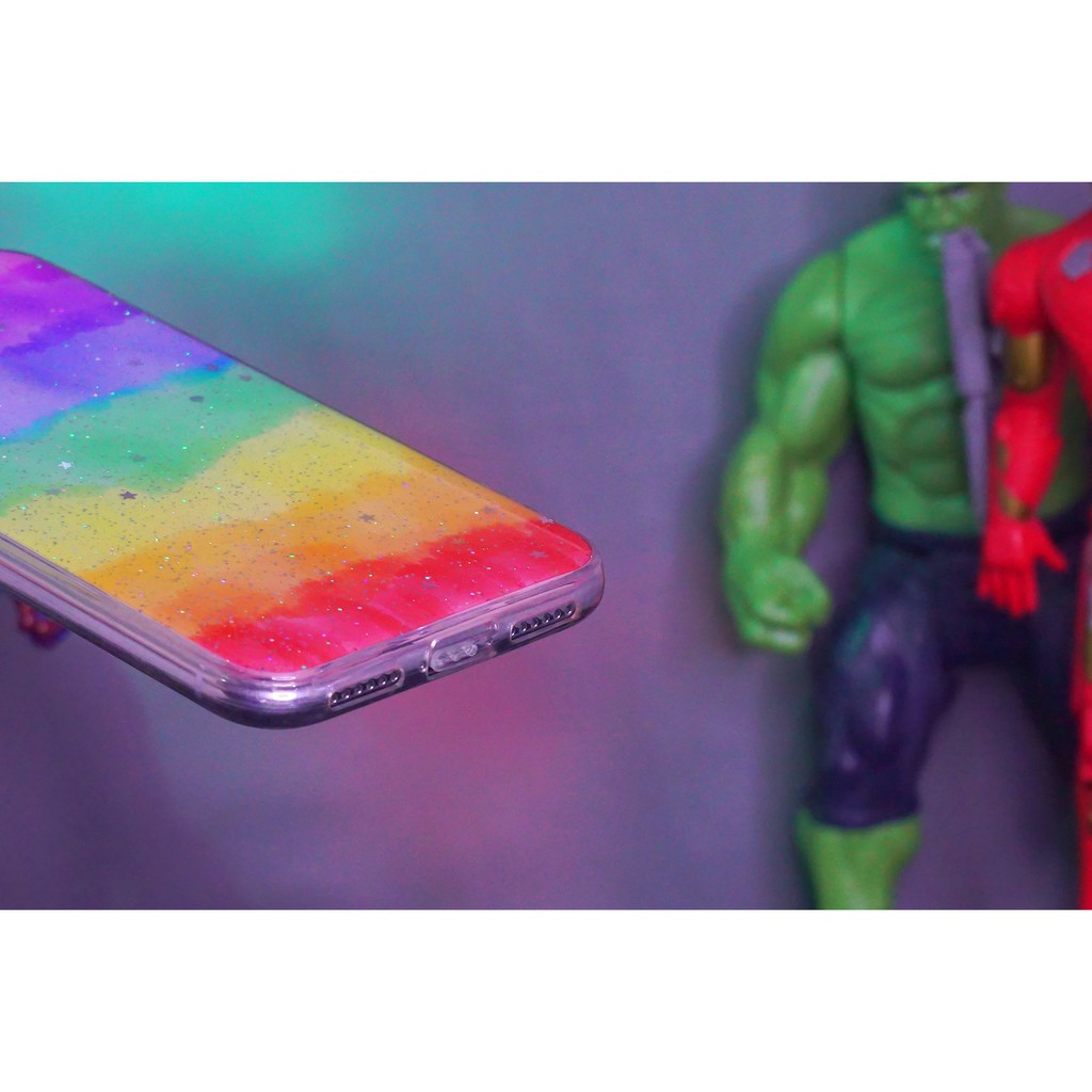 GoodCase - Case iPh 9/ XR | 9+/ XS Max | X/ XS Softcase Rainbow Plus Holder Popsocket