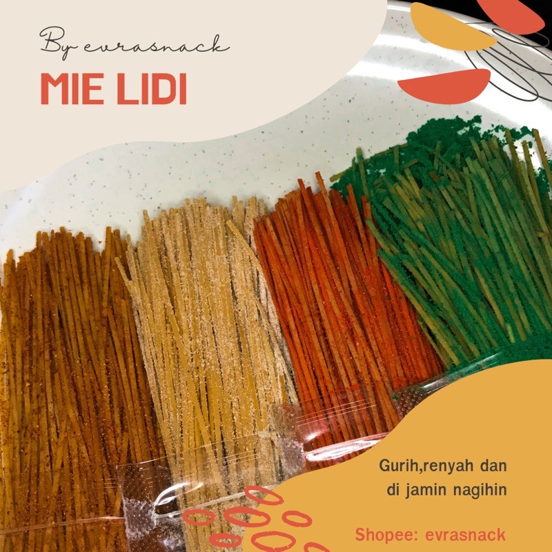 MIE LIDI / 16 RASA / GRATIS ONGKIR / SNACK / MAKARONINGEHE