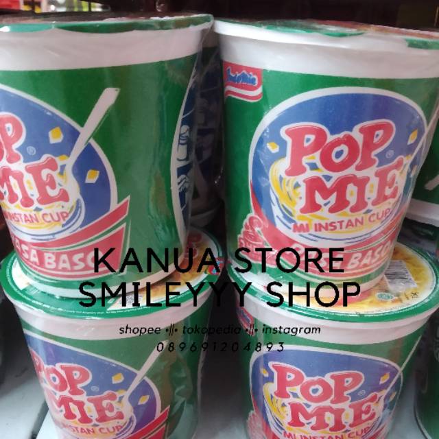 Pop mie bakso mie instan cup 75gr