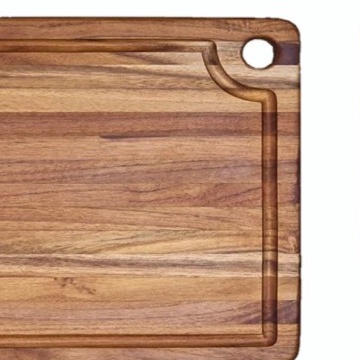 Talenan kayu jati asli 40x30 line edge New teak wood cutting board