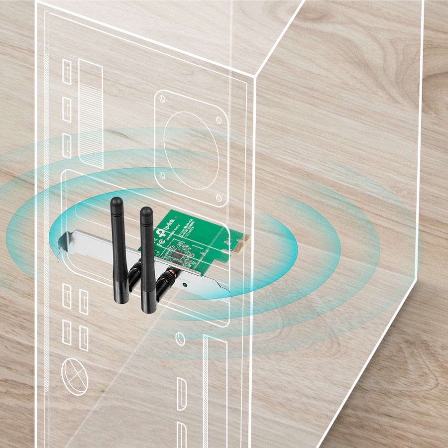 TP-Link TL-WN881ND - 300Mbps Wireless N PCI Express Adapter