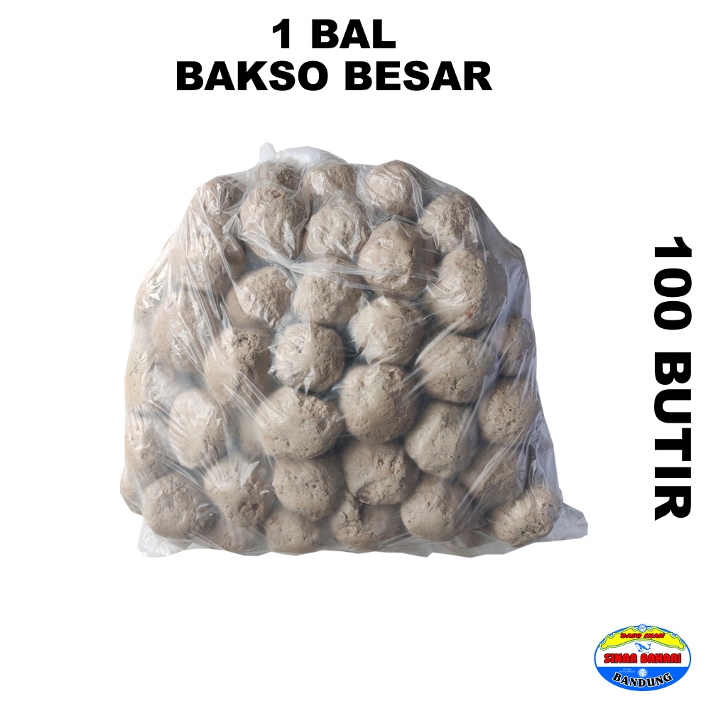 BAKSO / BASO IKAN SINAR BAHARI BANDUNG 1 Bal Bakso Ikan Besar