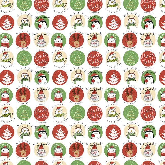 

Ready stok-752 Paket isi 4 Kertas Kado Natal Harvest / Wrapping Paper Xmas Joyland
