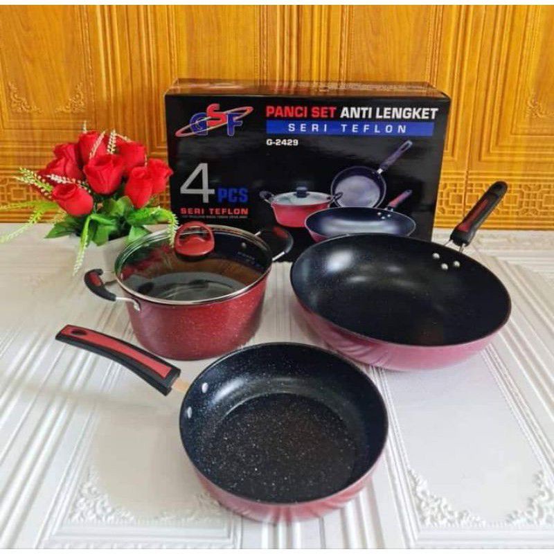 A1 PANCI MASAK ANTI LENGKET BAGUS MURAH KUALI TEFLON