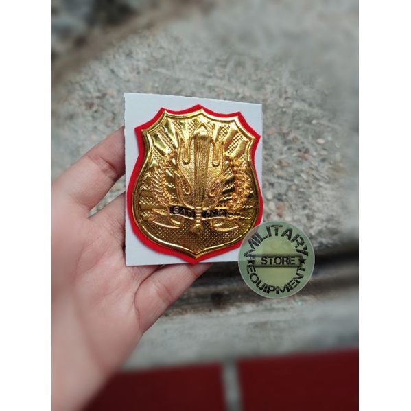 ATRIBUT PIN KEWENANGAN SATPAM TERBARU WARNA KUNING