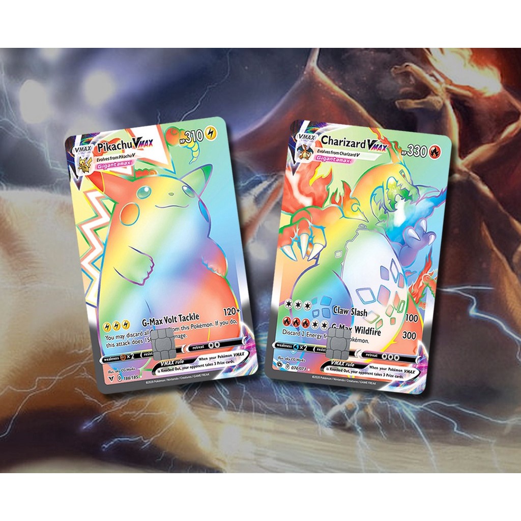 

PIKACHU CHARIZARD VMAX | GARSKIN / STICKER KARTU ATM / SKIN KARTU ATM / DEBIT / CREDIT / EMONEY / FLAZZ | CARDSKINS