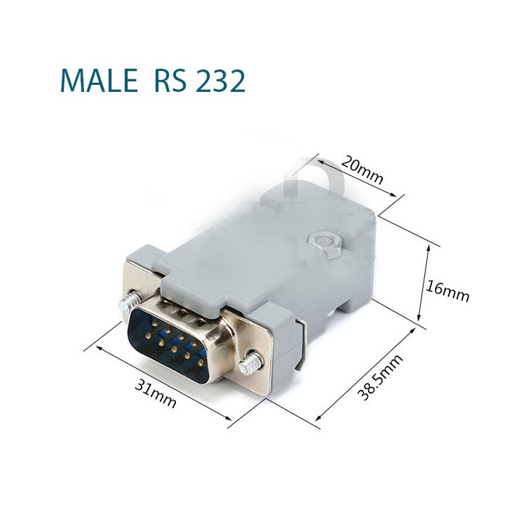 Connectors 9 Pin RS232 DB9 male Female (1702)