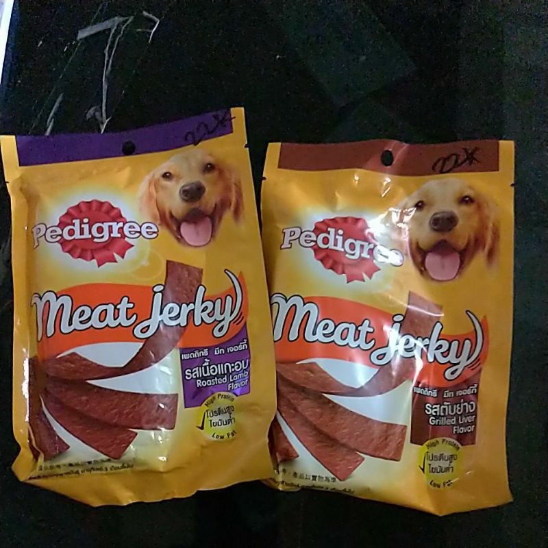 Pedigree Meat Jerky / snack anjing rendah lemak 80gr