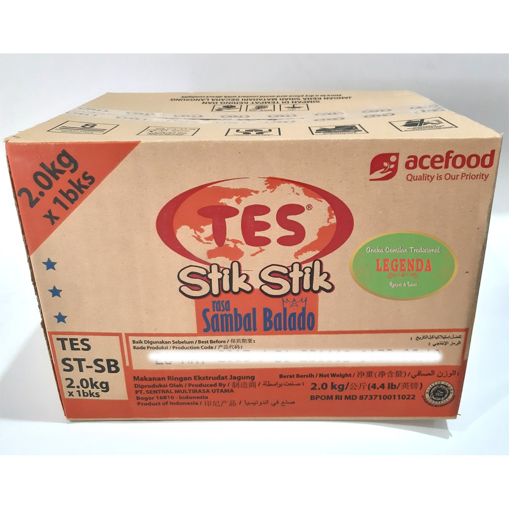

Stik Stik rasa Sambal Balado TES 2kg
