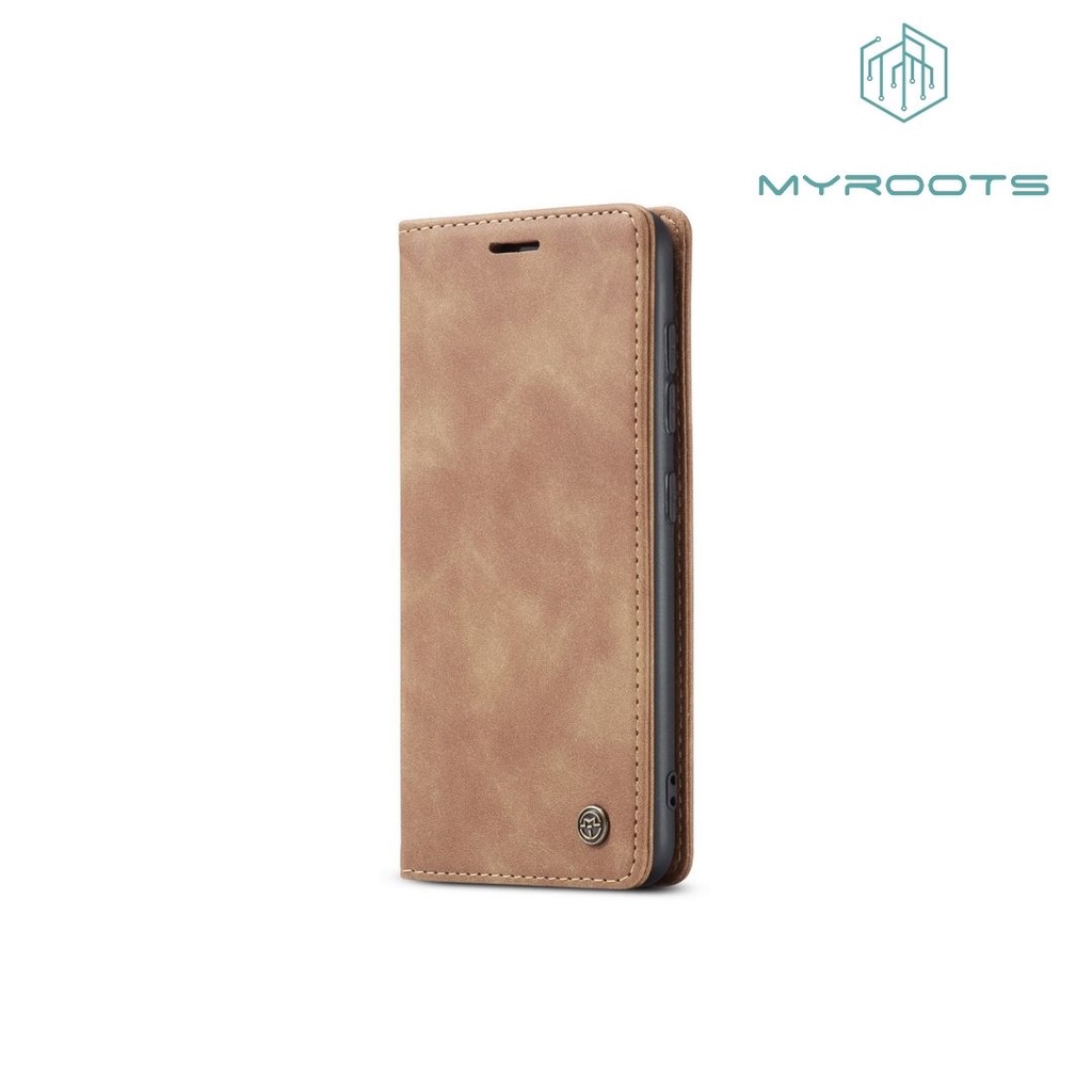 xiaomi poco f4 gt leather flip wallet case dompet magnetic cover caseme