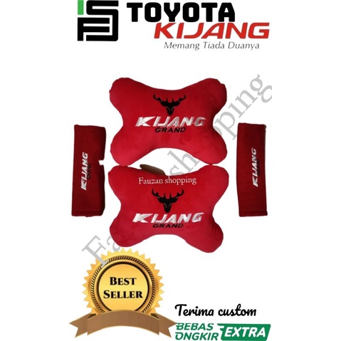 BANTAL MOBIL TOYOTA KIJANG GRAND/SANDARAN KEPALA/AKSESORIS JOK MOBIL