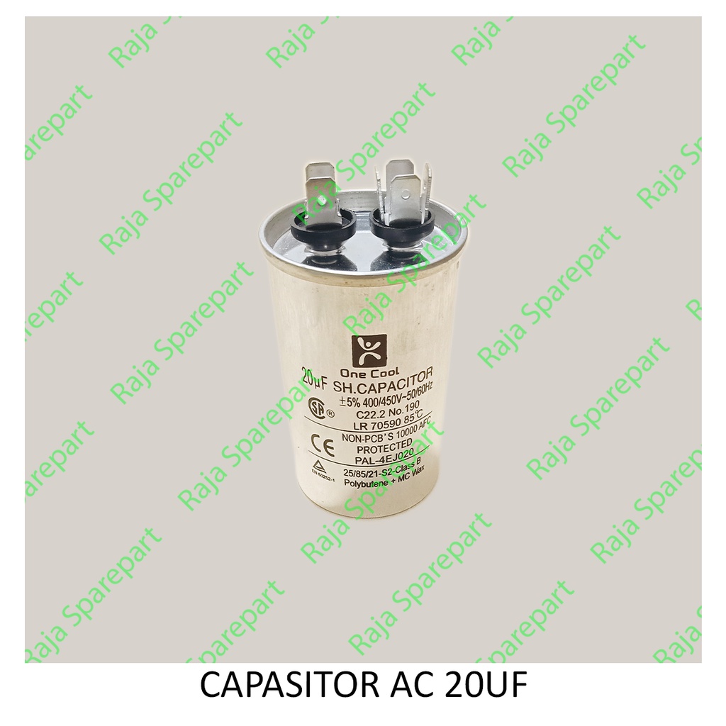 C20 KAPASITOR/CAPASITOR AC/CAPASITOR AC 20UF (PENGIRIMAN KHUSUS PULAU JAWA)