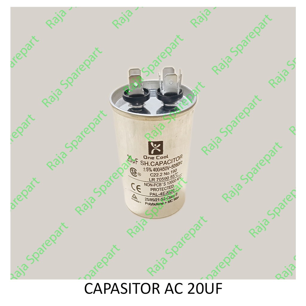 Capasitor Running AC Single 20uf