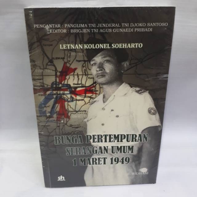 Buku 100% original letnan kolonel soeharto bunga petempuran serangan umum 1 maret 1949