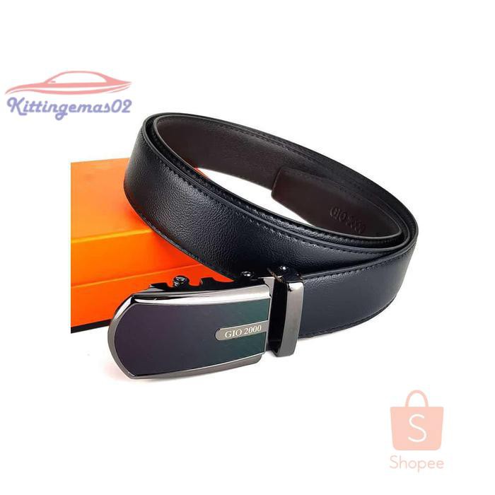 IKAT PINGGANG PRIA GESPER SABUK KTG2I1103  KULIT ASLI GIO 2000 REL 03