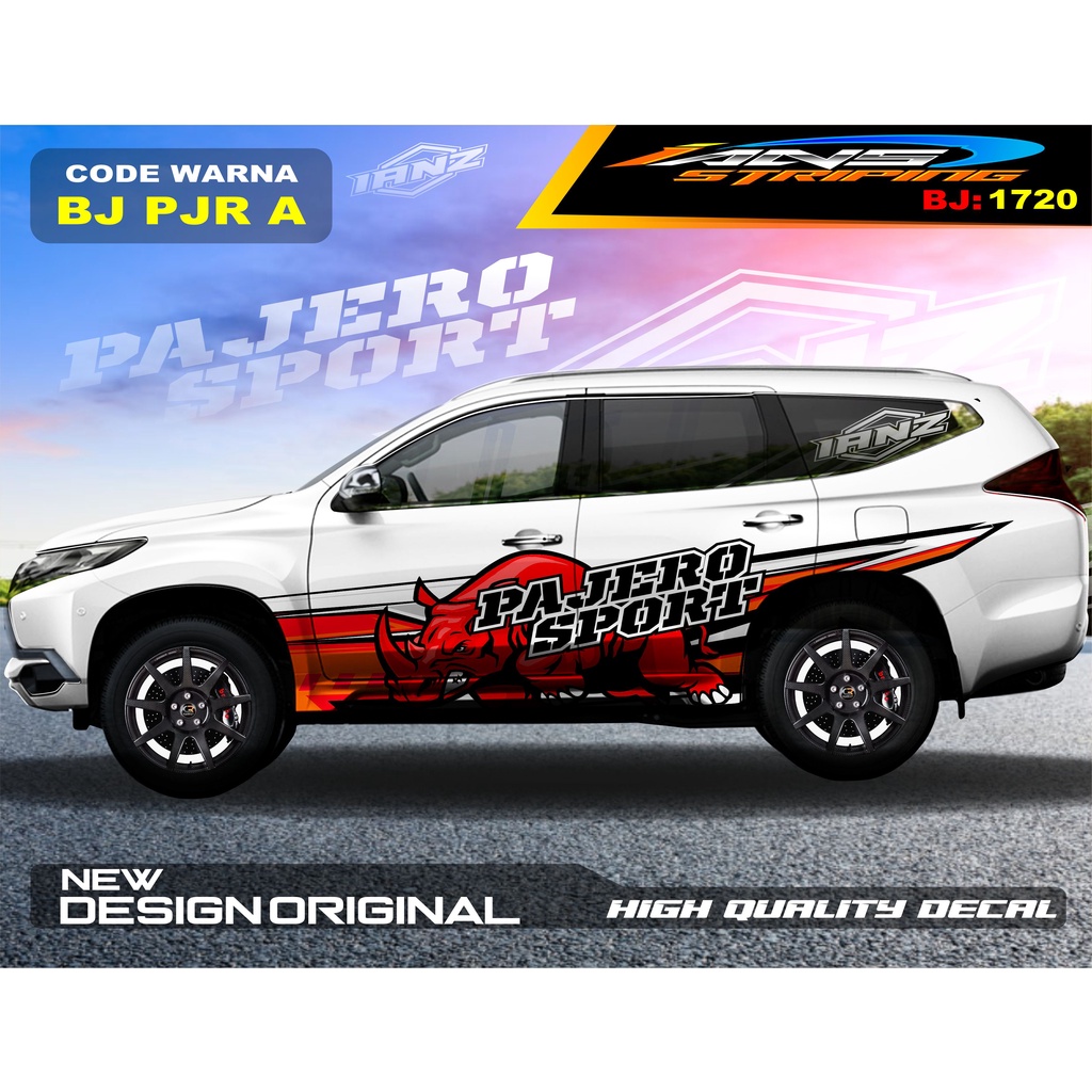 STICKER MOBIL PAJERO / STIKER MOBIL GRAND LIVINA / VARIASI STIKER PAJERO / STIKER MOBIL