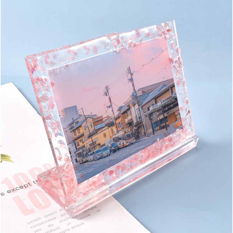 SIY  Square Photo Frame Silicone Mould DIY Crafts Decorative Crystal Epoxy Resin Mold