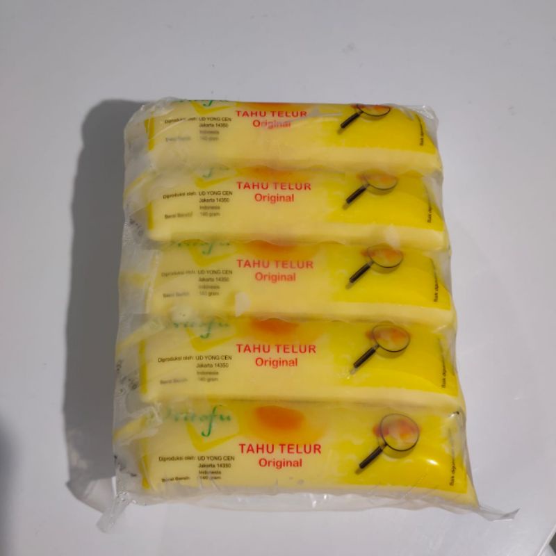 

Tahu Telur rasa original merek Oritofu(isi 10 pcs)