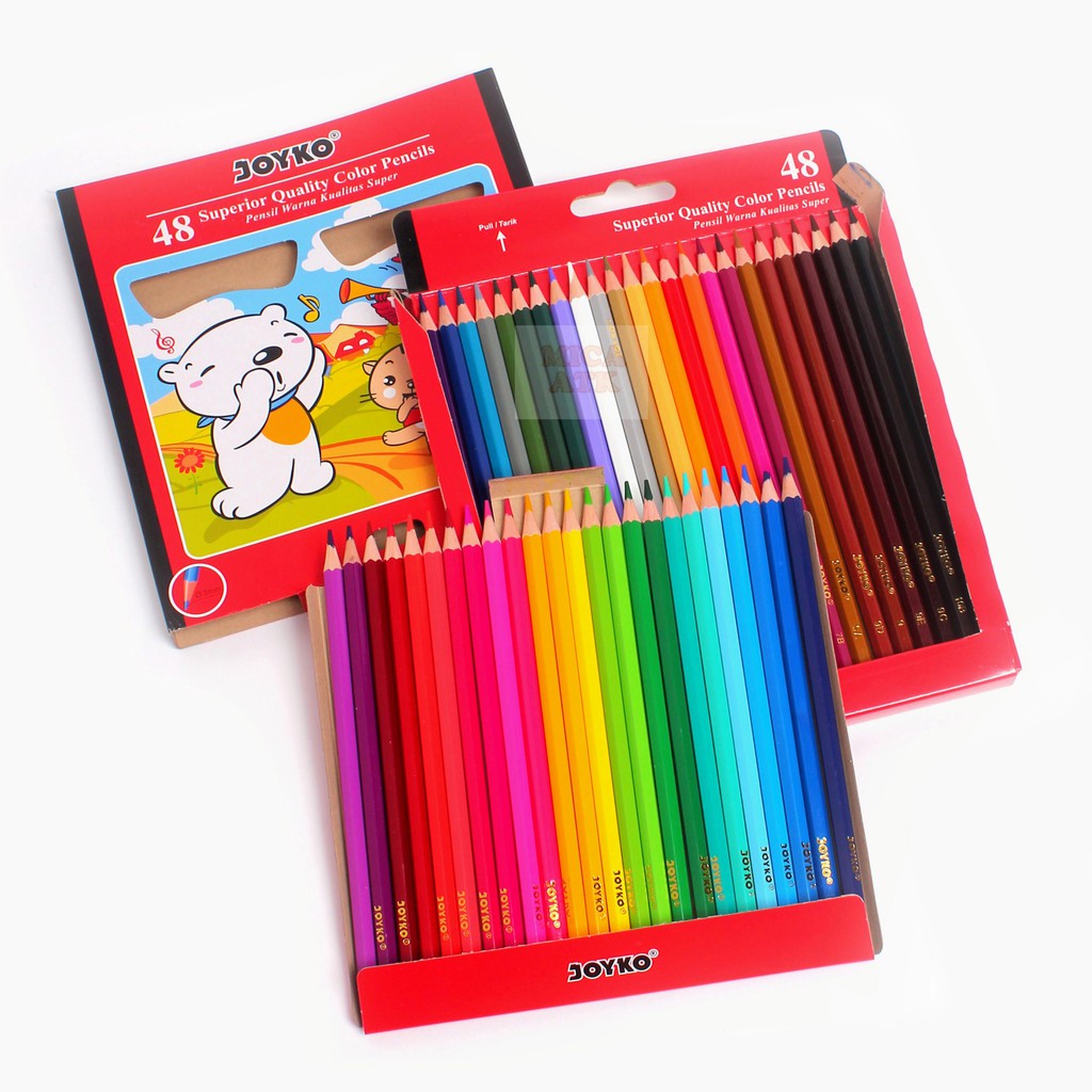 

JOYKO Colour Pencil CP-48PB Pensil 48 Warna [ SET ]