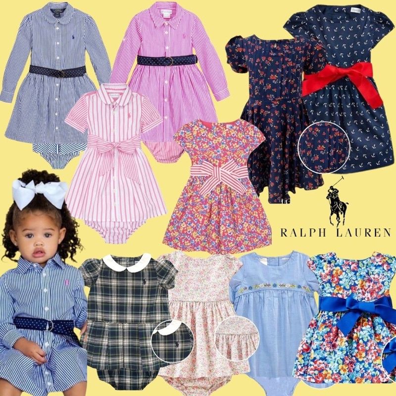 Dress Baby Polo Ralph Lauren Original/Dress Anak Perempuan