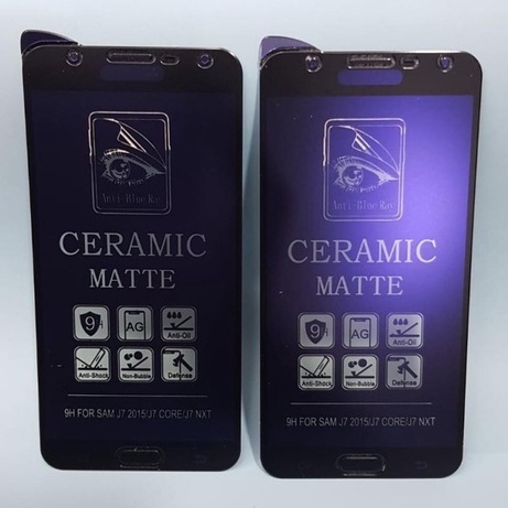 SCREEN PROTECTOR CERAMIC MATTE ANTI BLUE SAMSUNG GALAXY J7 J7 CORE - FA