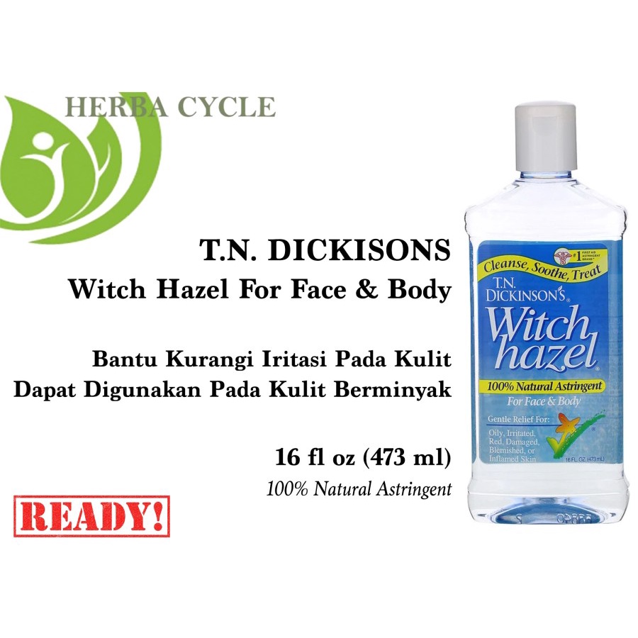 Dickinson Witch Hazel For Body Face 473ml Pelembab Wajah Kulit ORI USA