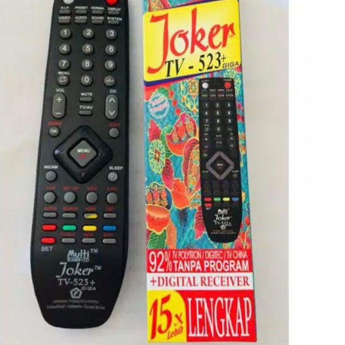 SUPER SALE ATR-234 Remot TV LCD LED TV Tabung Multi Joker TV523 Remote Universal Serbaguna Joker Mul