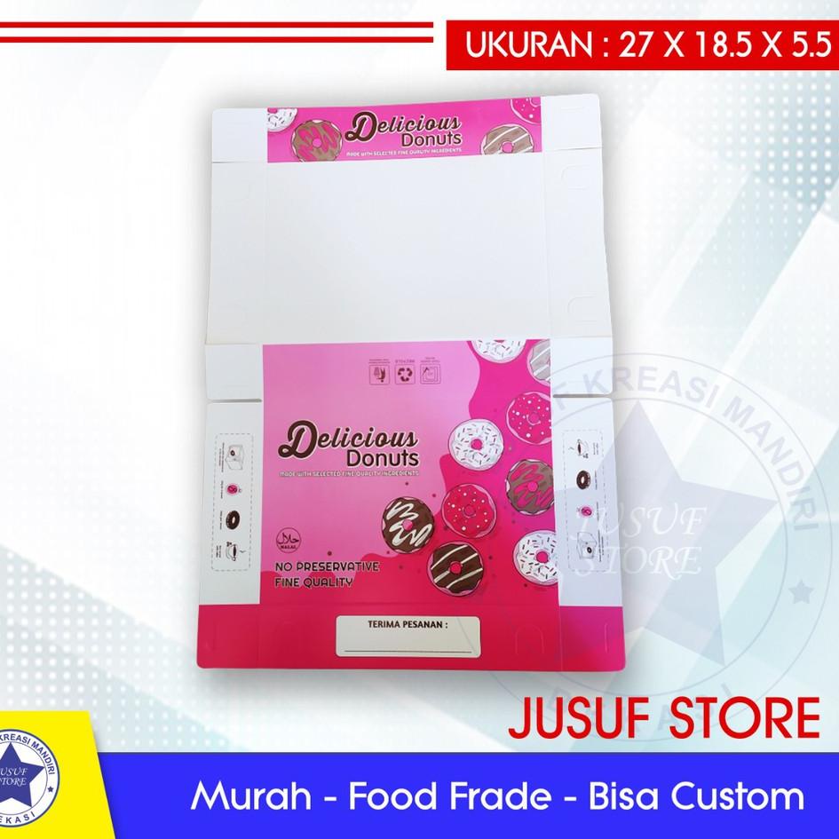 

☈ Box Dus Donat Pink @25pcs ✱