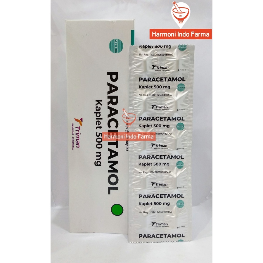 Jual Paracetamol 500mg (1 Strip = 10 Tablet) | Shopee Indonesia