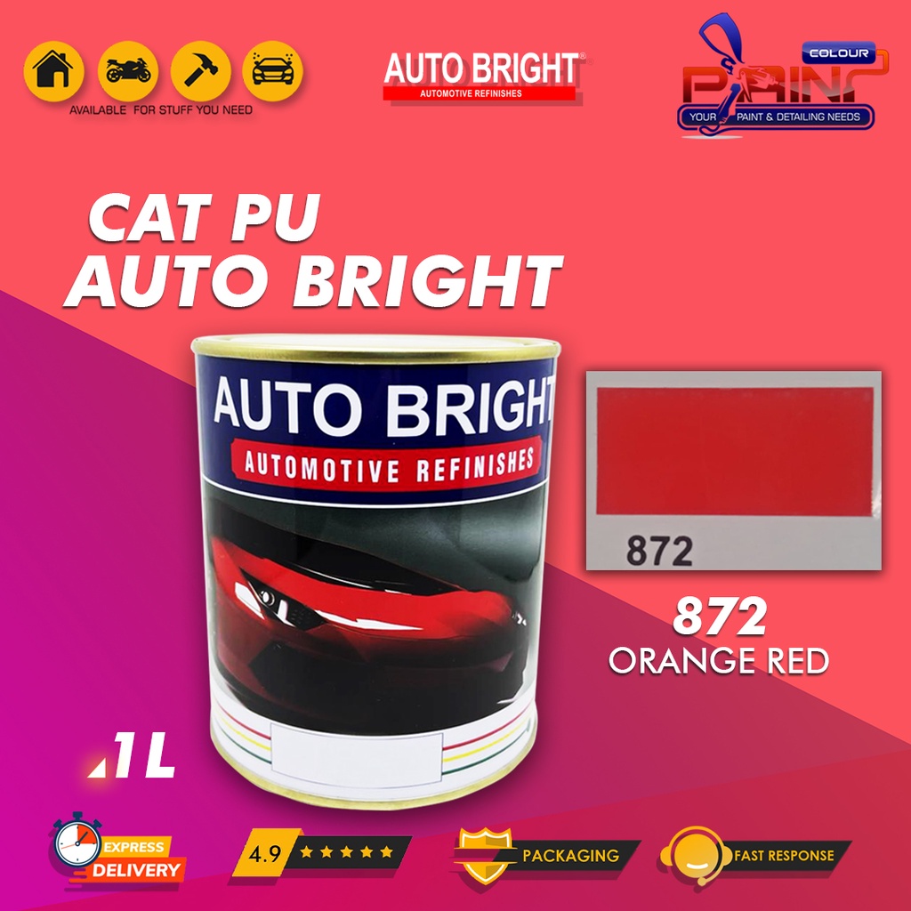 Cat PU Autobright - Orange Red AB 872