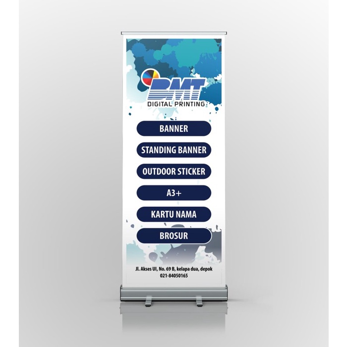 

(TERLARIS) Cetak RollUp Banner Standart, ukuran 60x160 cm - Murah Berkualitas