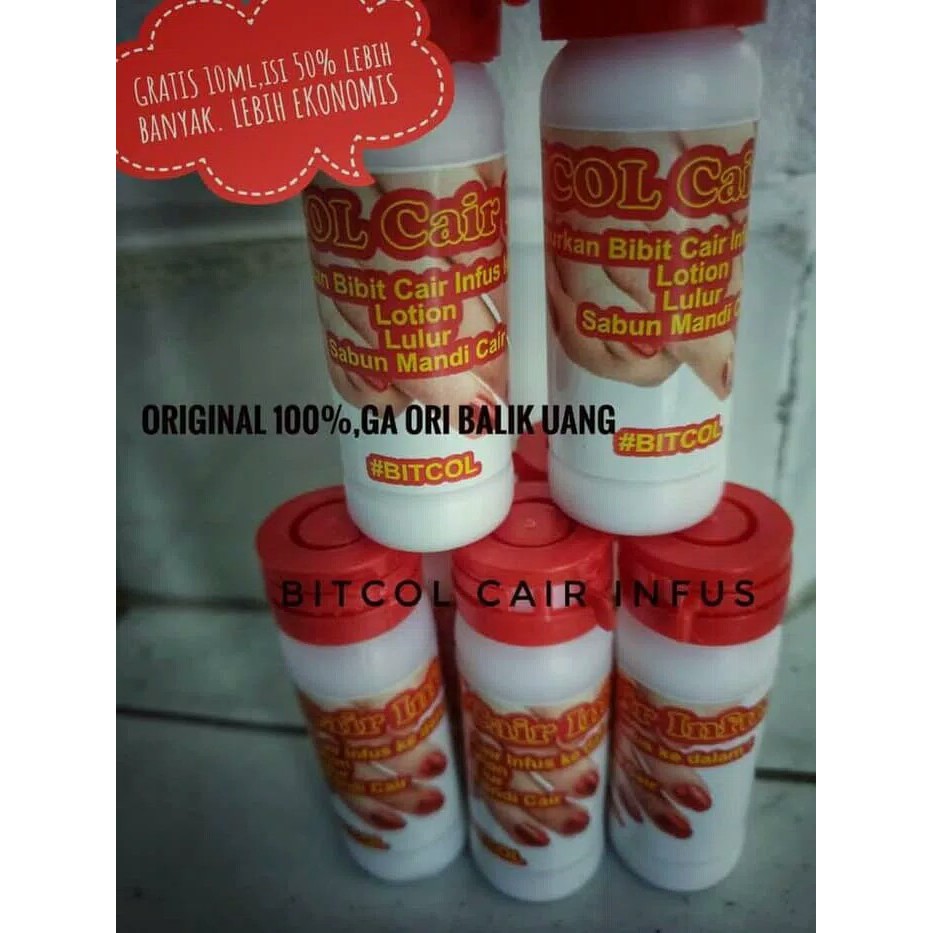 Bitcol cair infus, bibit cair infus murah ori