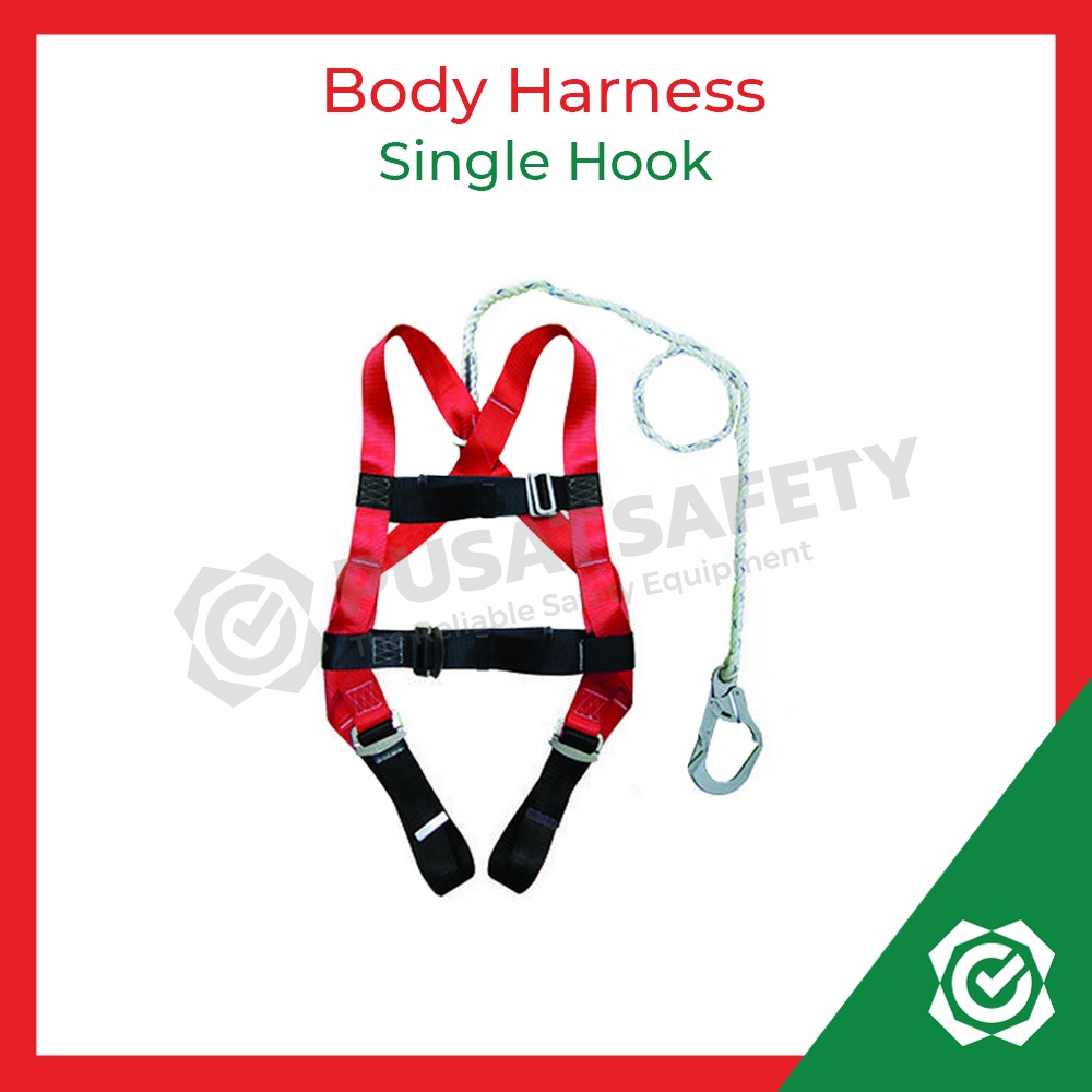 Full Body Harness Safety Belt Excellent 0261 Single Hook