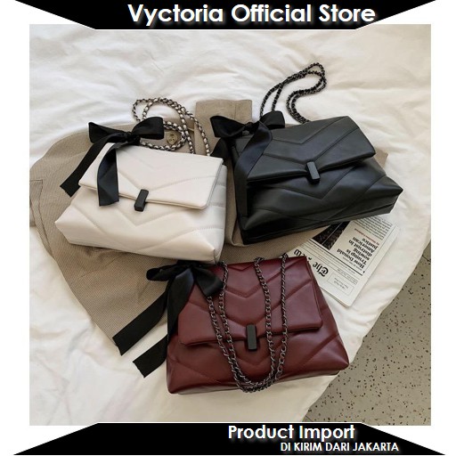 (COD) Vyctoria VOS5252 Tas Selempang Wanita Murah Handbag Import EL5252 LT1439 GT1785 BQ3164 JT91200 CR7546 91200 3164 1439 1785 5252 7546