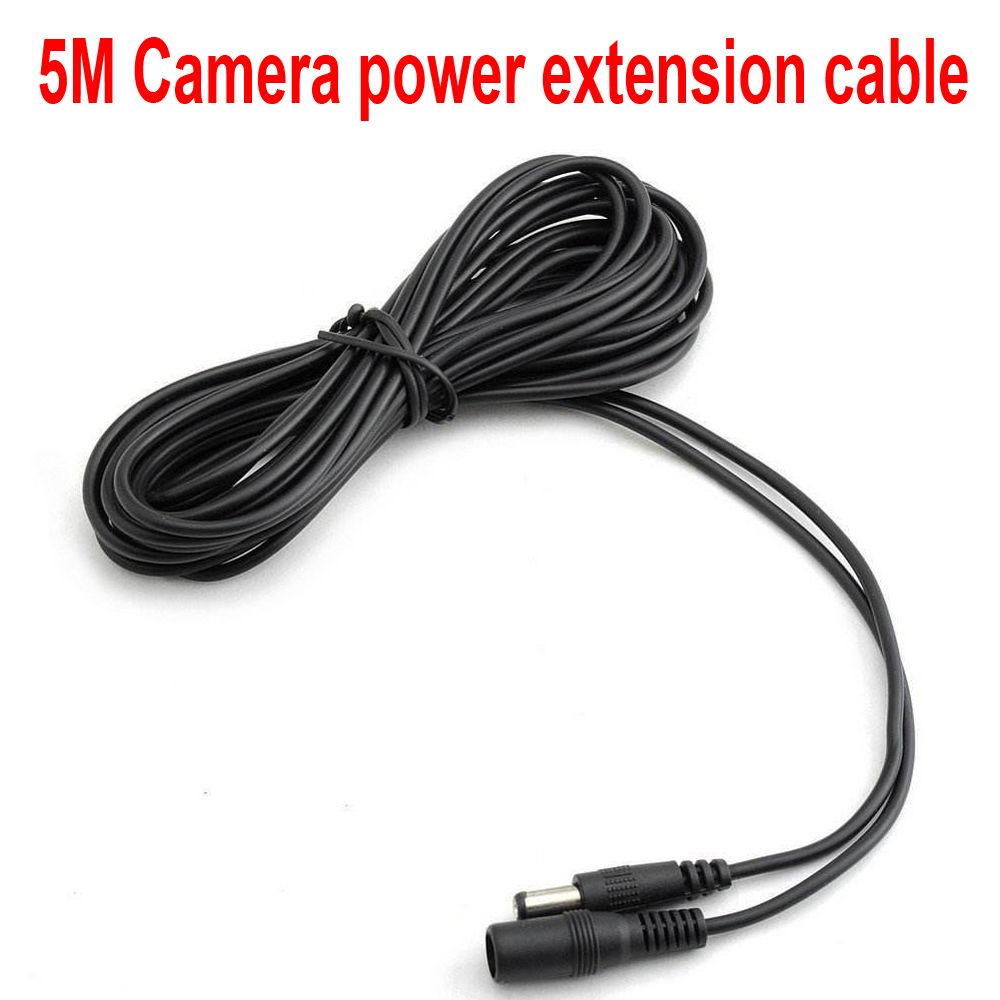 Kabel Extension Power Supply 1m / 2m / 3 / M / 5m / 10m Female Ke Male 5.5x2.1mm Untuk Kamera Cctv