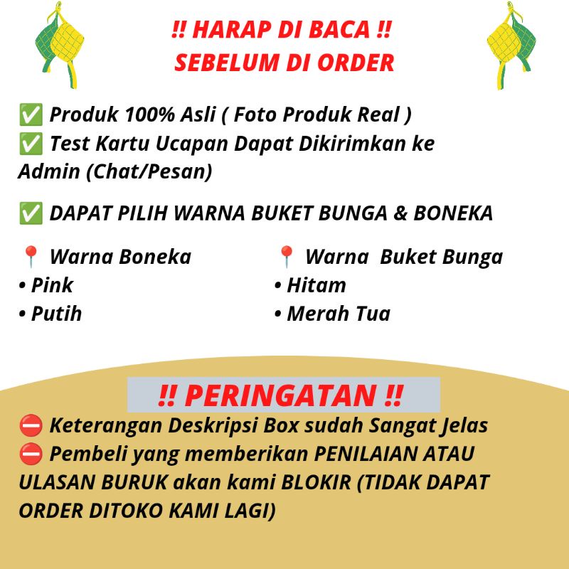 Hampers Lebaran Idul Fitri / Hampers Gelang Kalung Korea / Kado Paket Lebaran / Hampers Boneka / Hampers Buket Bunga / Hampers Kado Gelang / Hampers Gelang