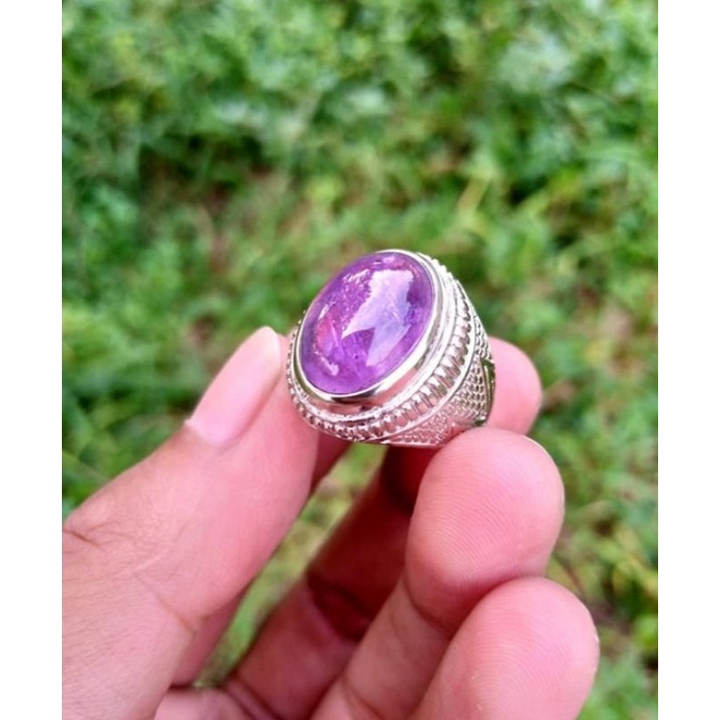 Batu Cincin Kecubung Kalimantan Super top