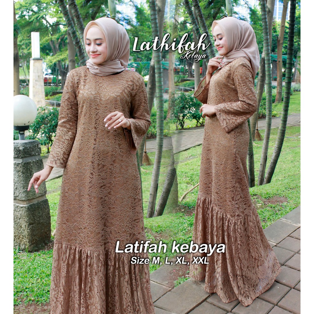 gamis brokat shanum terlaris new