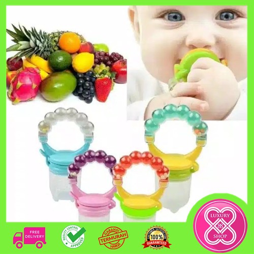 Baby Fruit &amp; Food Feeder / Empeng Buah Bayi Mainan Krincingan / Dot Buah Bayi / Fruit Feeder