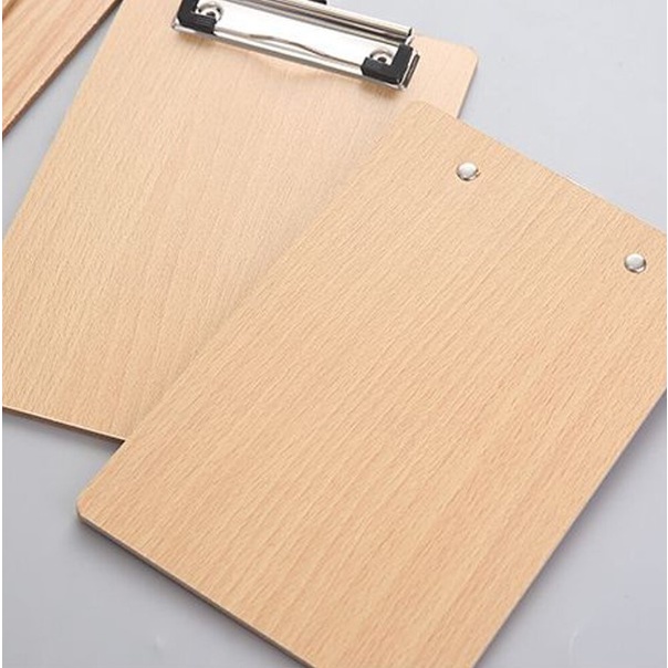 Papan jalan / Clipboard / Papan Ujian / Papan dada Kayu Uk folio