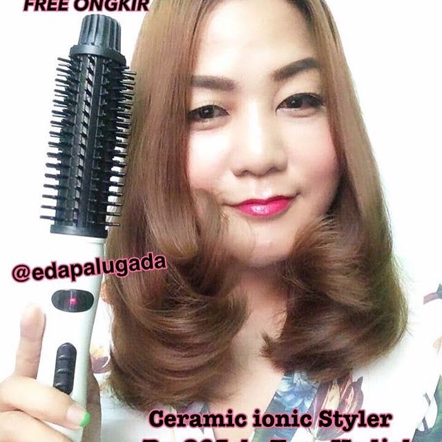 Ceramic ionic styler , catokan 2in1 , sisir blow , instyler ionic pro styler , catokan curly