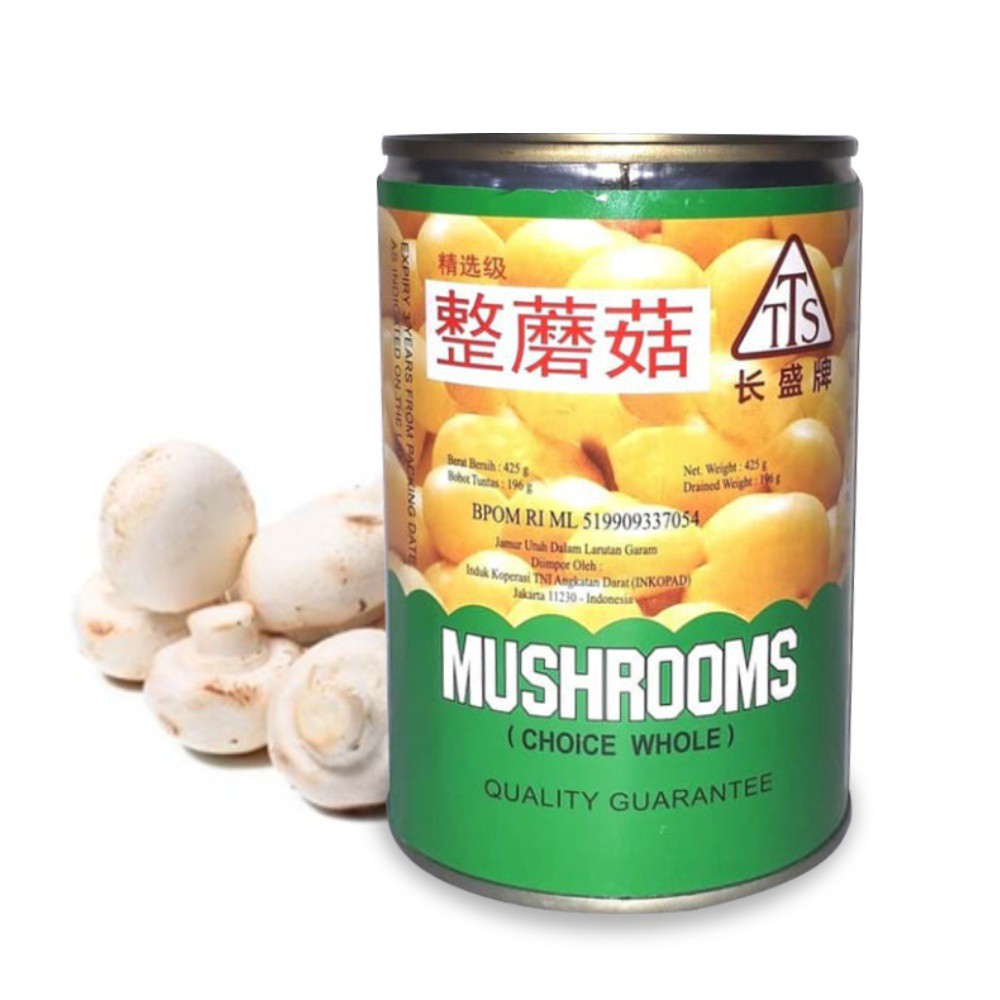 

jamur kaleng TTS Champignon Mushroom 425gr