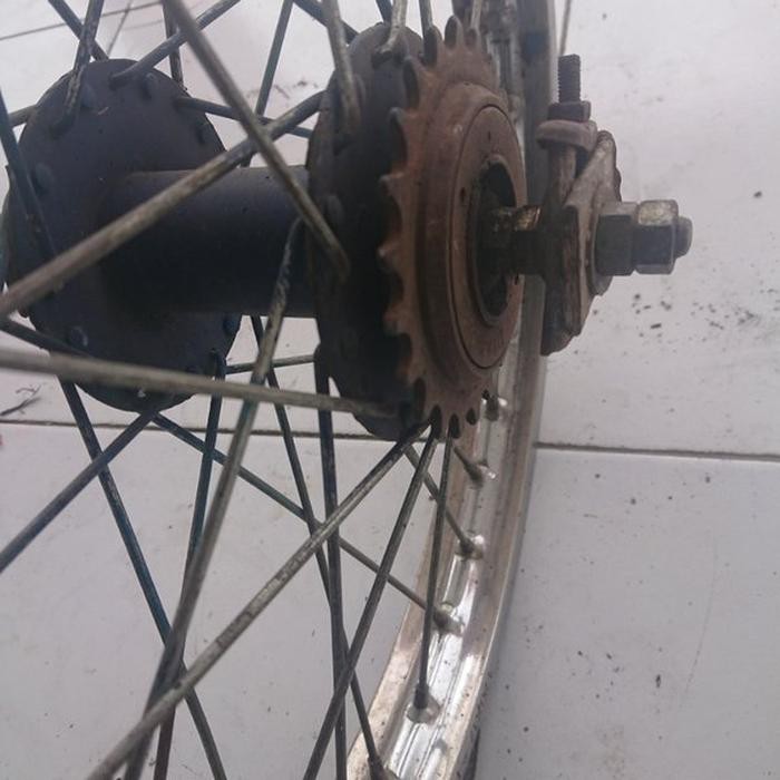 RODA KAYUH GENJOT ENGKOL FITNES FITNESS BECAK VELG MOTOR R17 LIMITED