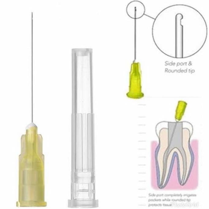 DENTAL IRIGATION NEEDLE TIP / TIPS ENDO IRRIGASI 30G / 27G / 25G ECER / PCS