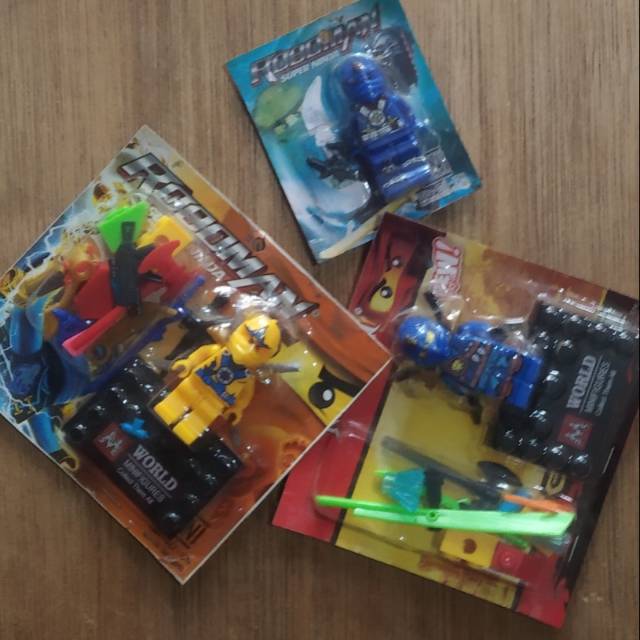 lego world roboman super ninja mainan anak