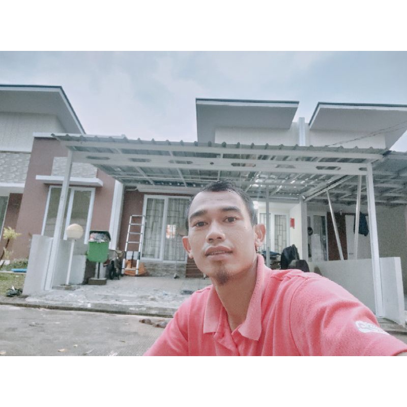 kanopi spandek pasir