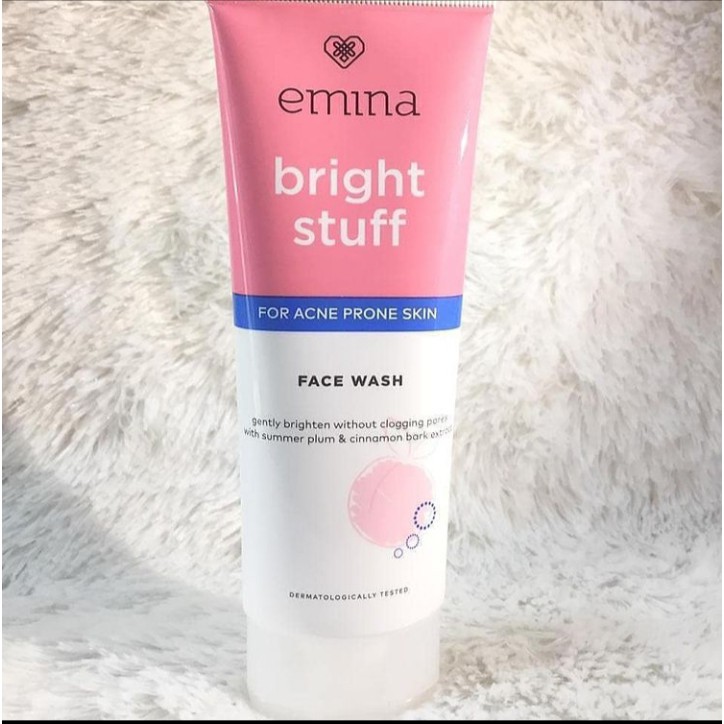 Emina bright stuff for acne prone skin face wash 100ml