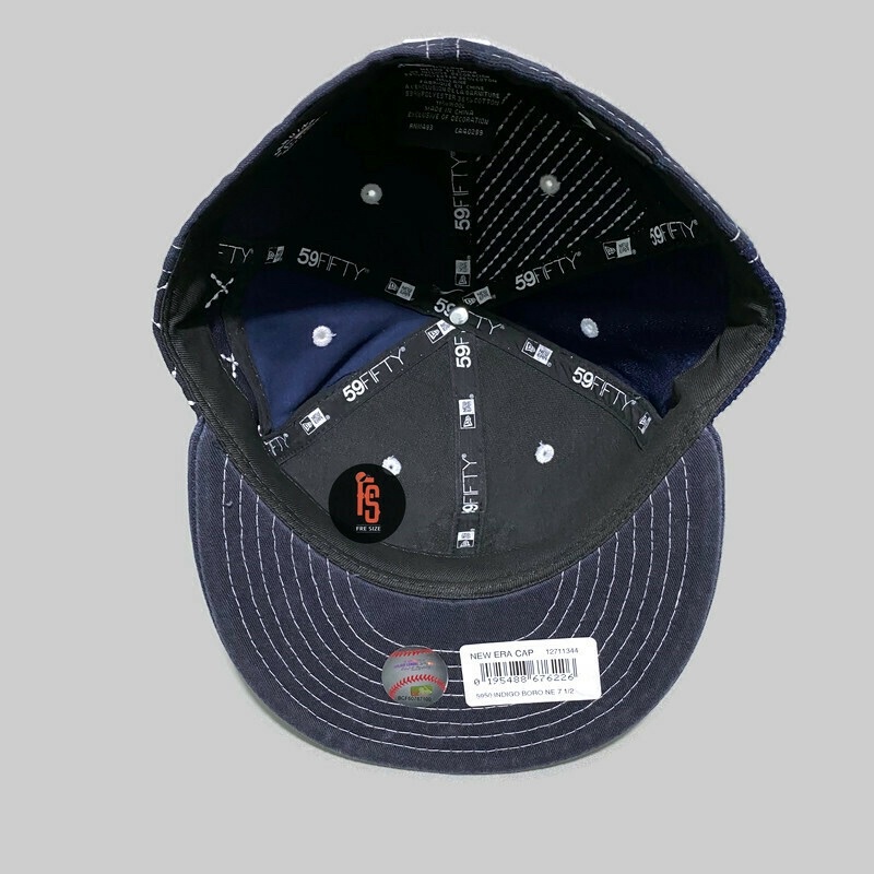 TOPI NEW ERA ORIGINAL 5950 INDIGO BORO NEW YORK YANKEES NAVY