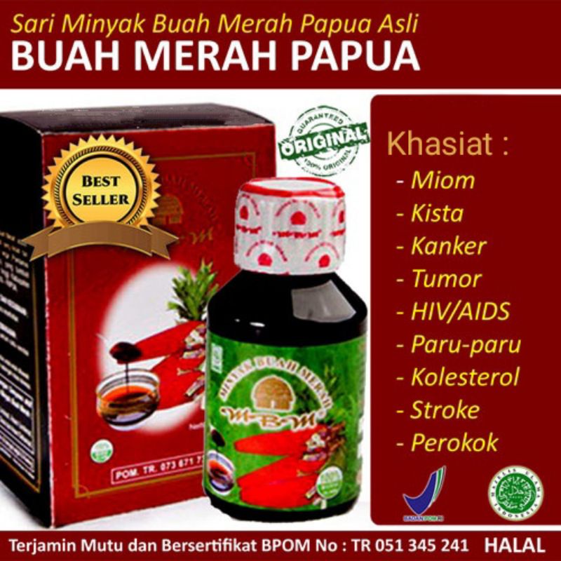 

Minyak Buah Merah Papua MBM Cair 250ml